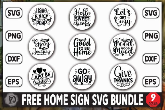 Download Free Home Sign SVG Bundle - Free home sign Collection