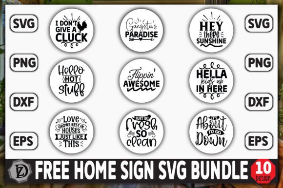Download Free Home Sign SVG Bundle - Free home sign Collection