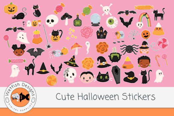 Download Cute Halloween Stickers for Planners - Stickers for planners Collection
