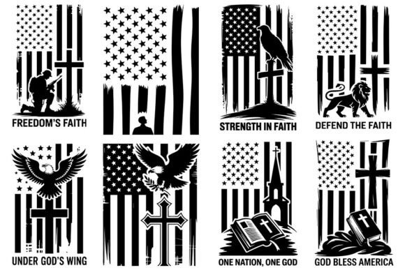 Download Christian Patriotic SVG Bundle, God Bles - Patriotic svg Collection