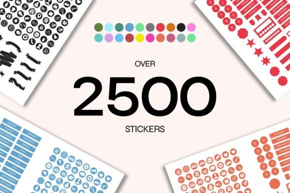 Download Digital Stickers for Planners - Stickers for planners Collection