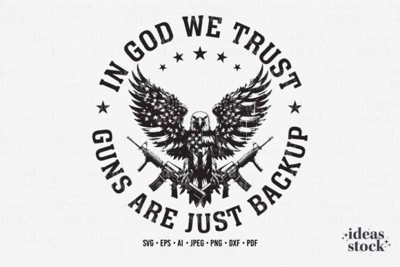 Download Patriotic Svg. in God We Trust Svg. DXF. - Patriotic svg Collection