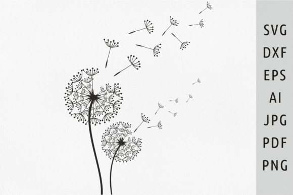 Download Blowing Dandelion SVG Wild Flower Nature - Dandelion Collection