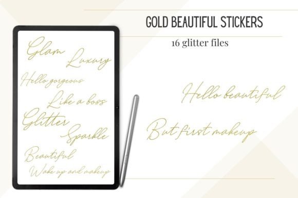 Download Gold Glitter Stickers for Planners - Stickers for planners Collection