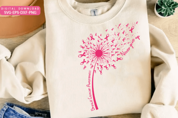 Download Dandelion Breast Cancer Png,Never Giver - Dandelion Collection